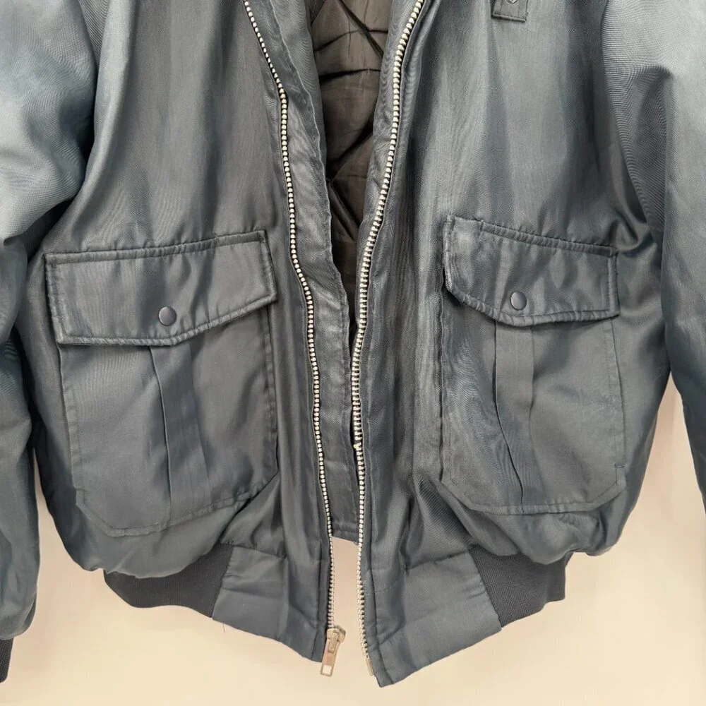 Tact Squad Men’s Nylon Police Bomber J Insulated Winter Jacket Size XL